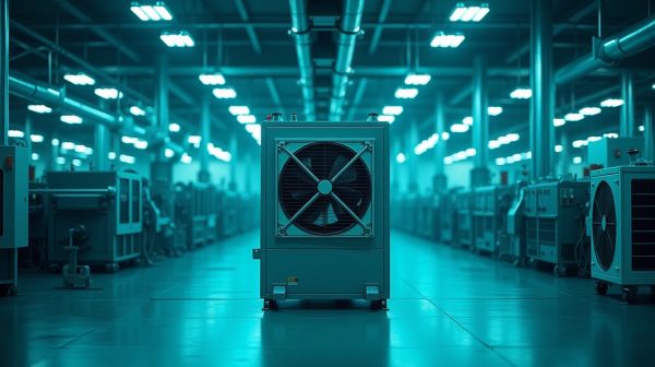 Climatiser un site industriel sans engager de travaux